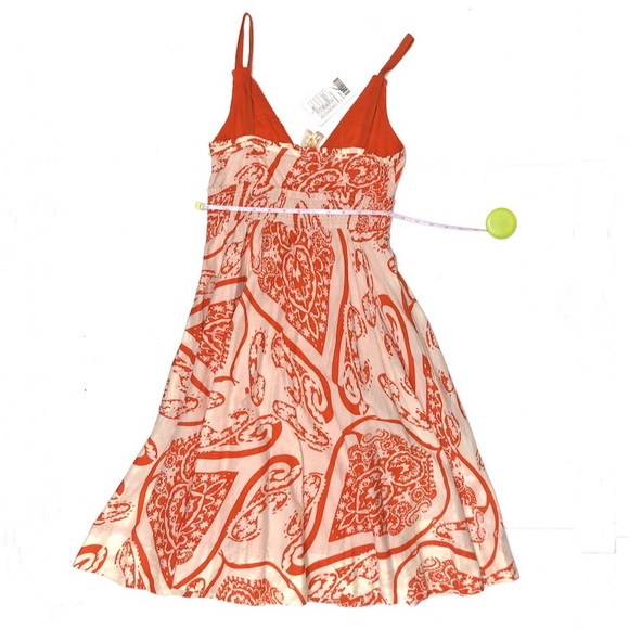 NWT Anthropologie Maeve Paisely Cotton Dress Sz 2 - Picture 3 of 8